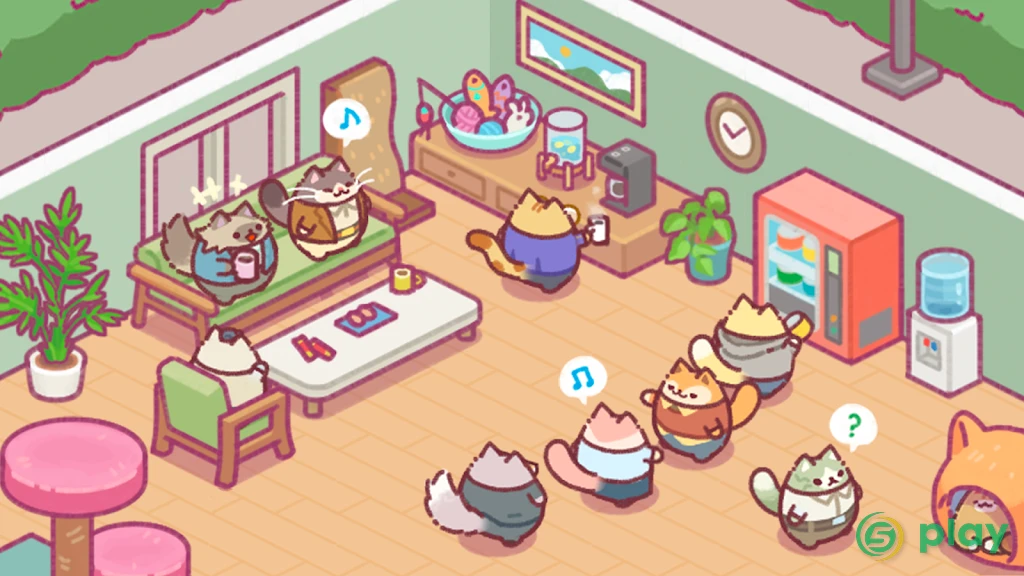 Office Cat: Idle Tycoon Game — скриншот 8