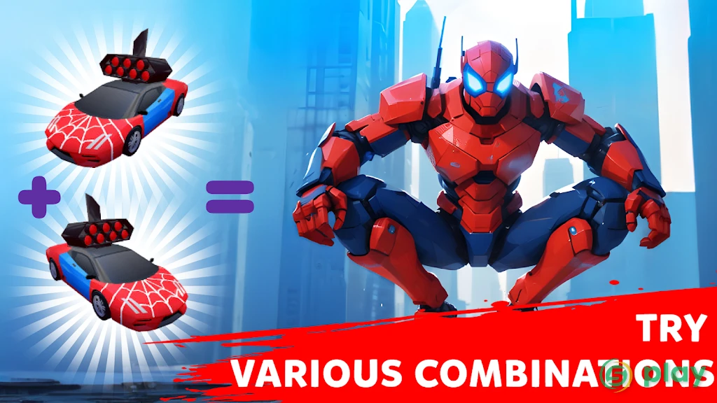 Robot Merge Master: Автомобильные игры — скриншот 2