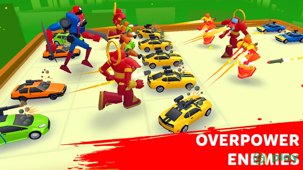 Robot Merge Master: Автомобильные игры — скриншот 3