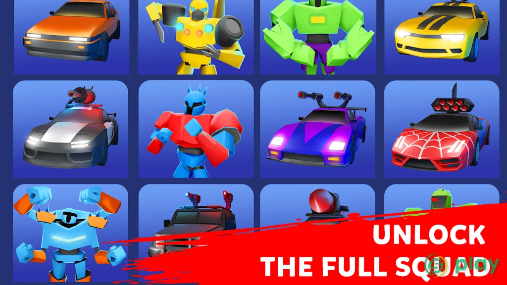 Robot Merge Master: Автомобильные игры — скриншот 5