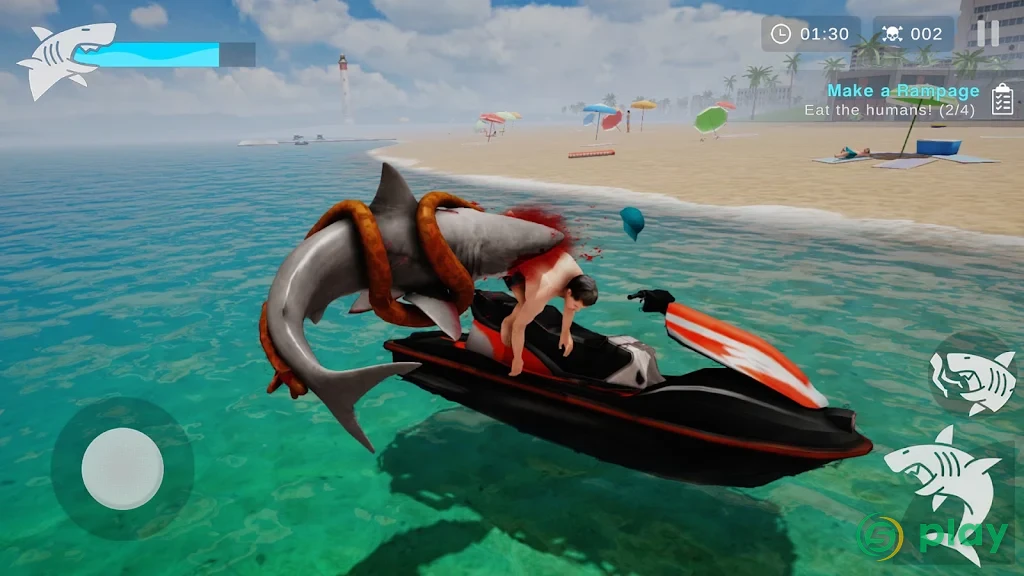 Shark Ravage: Симулятор акулы — скриншот 7