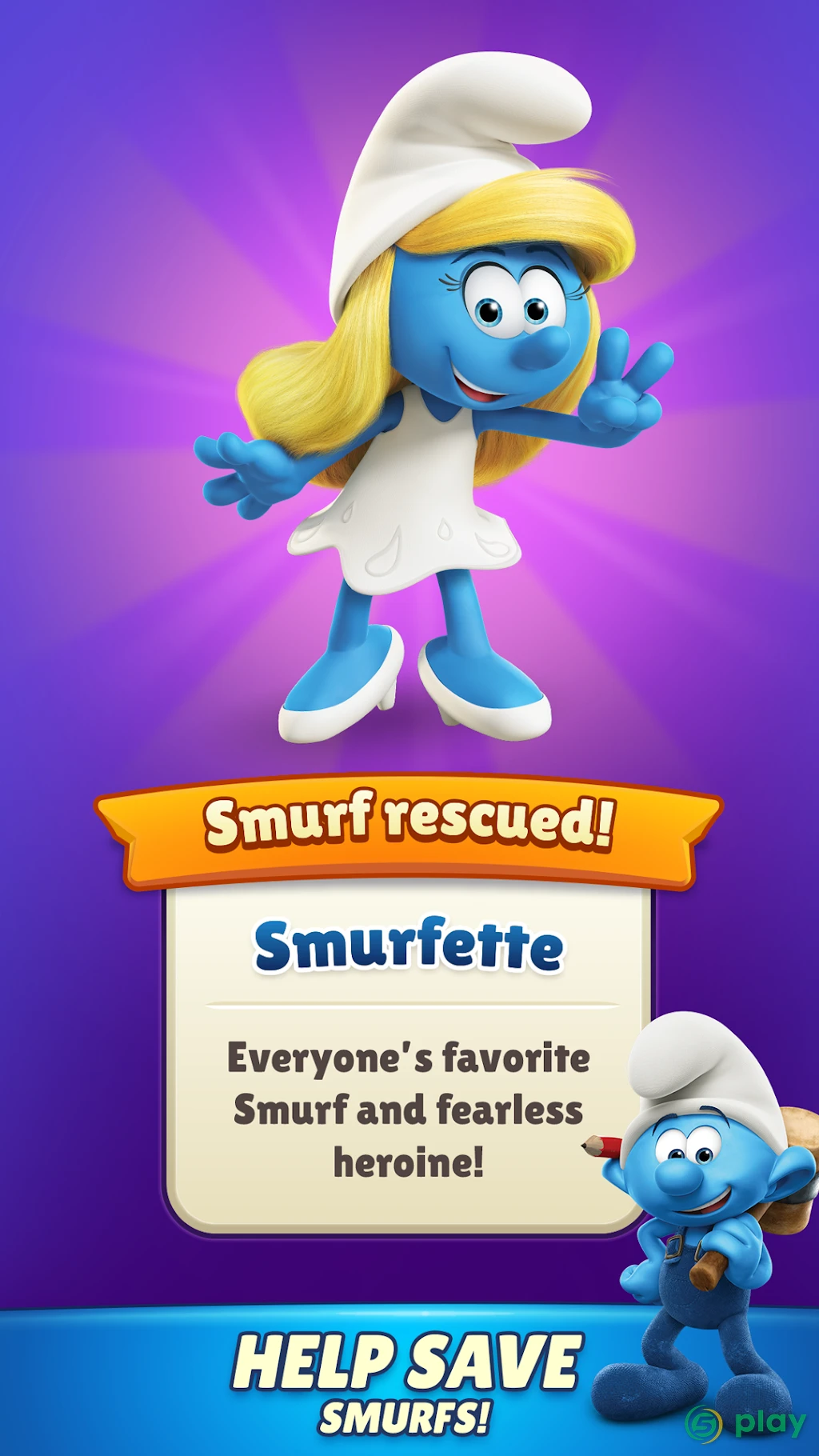 Smurfs Magic Match — скриншот 3