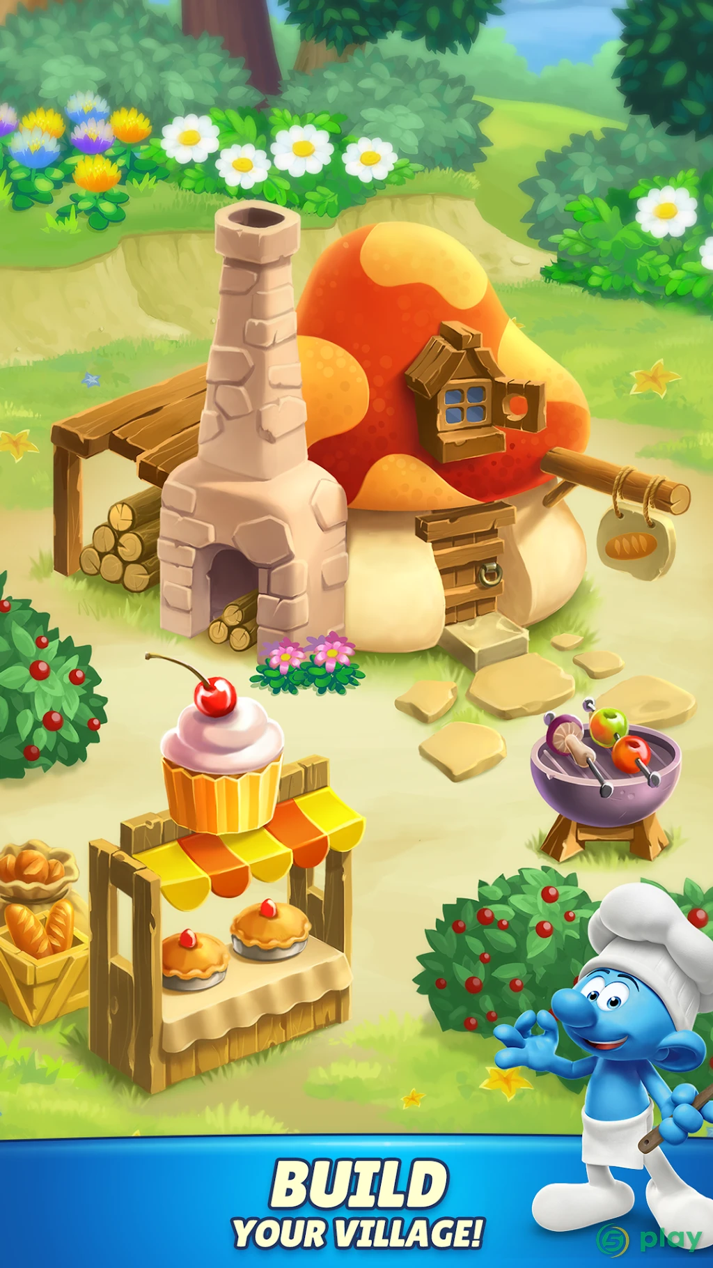 Smurfs Magic Match — скриншот 7