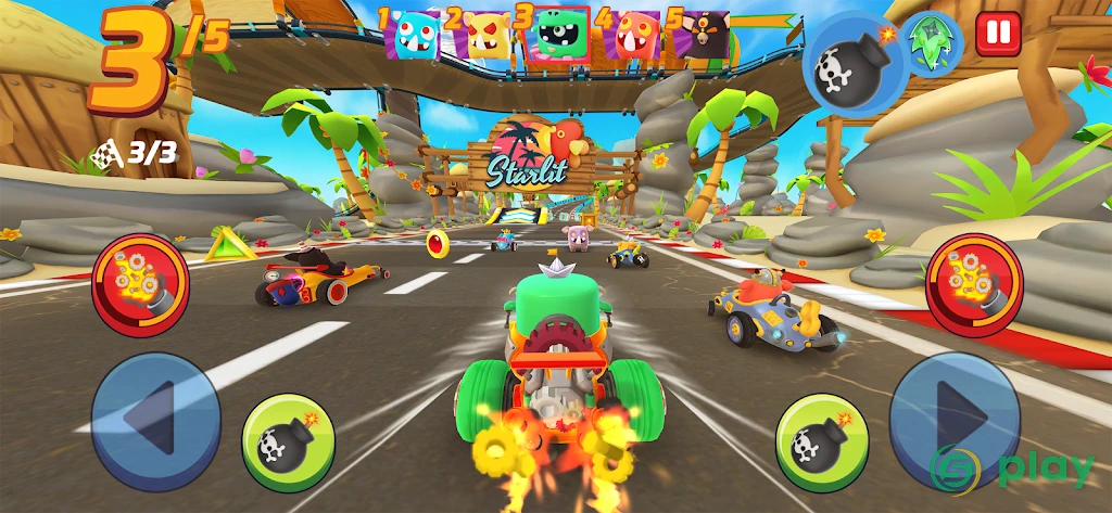 Starlit Kart Racing — скриншот 3