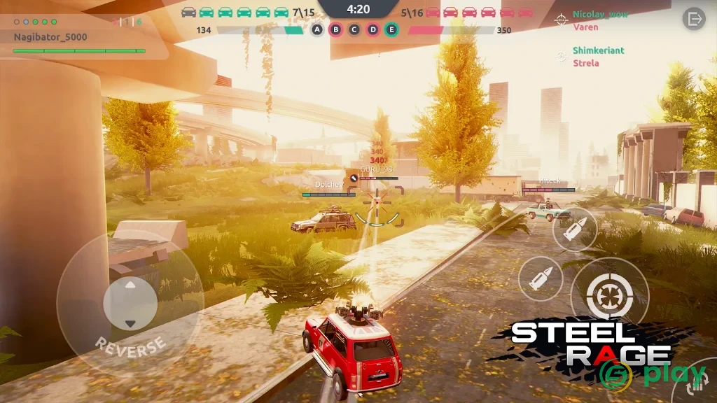 Steel Rage: Механизированные авто PvP-война, Искажённая битва 2020 — скриншот 6