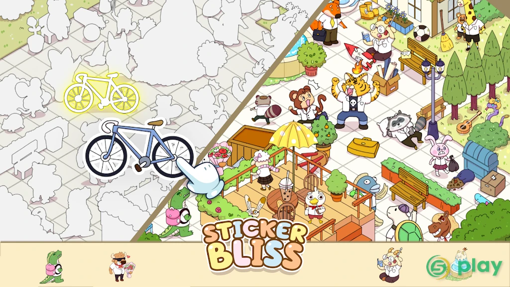 Sticker Bliss – Раскраска — скриншот 1