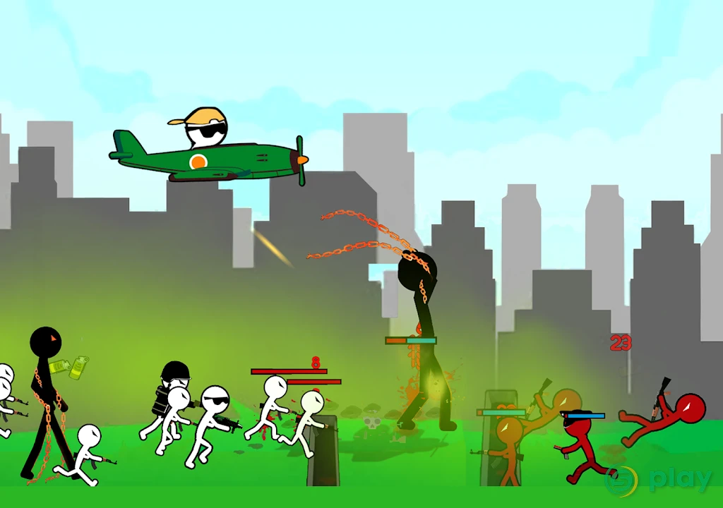 Stickman Trenches: Вторая мировая война — скриншот 12