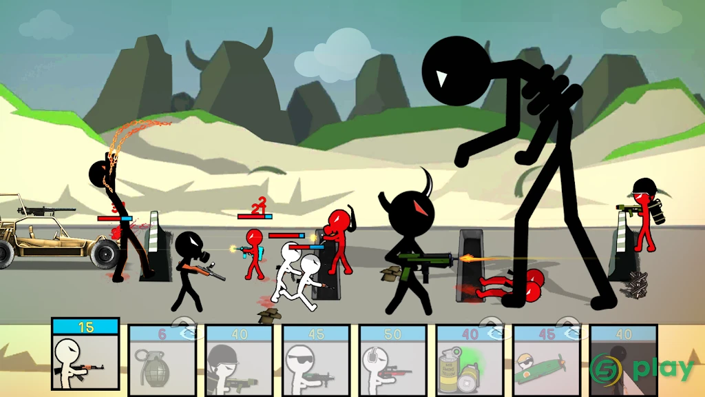 Stickman Trenches: Вторая мировая война — скриншот 5