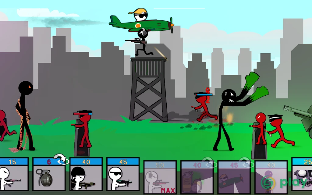 Stickman Trenches: Вторая мировая война — скриншот 9