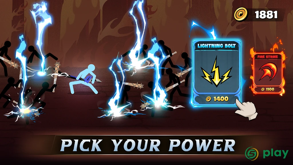 Stickman Roguelike: Эпическая RPG — скриншот 1