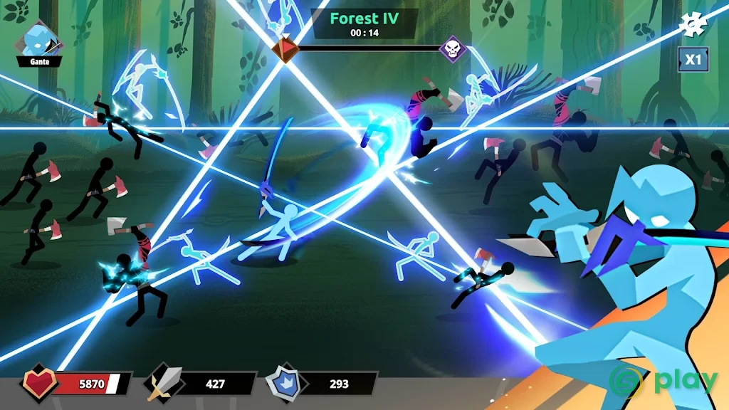 Stickman Roguelike: Эпическая RPG — скриншот 3