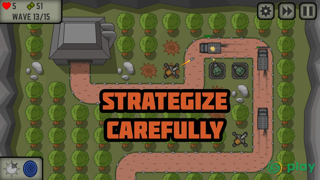 Тактическая война: Игра в жанре Tower Defense — скриншот 1