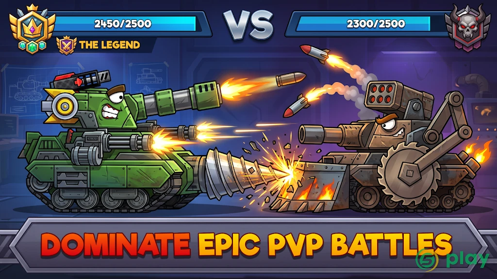 Tanks Arena io: Создание и битвы — скриншот 3