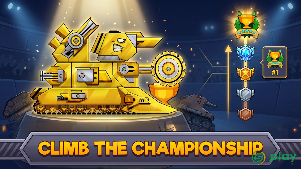 Tanks Arena io: Создание и битвы — скриншот 4