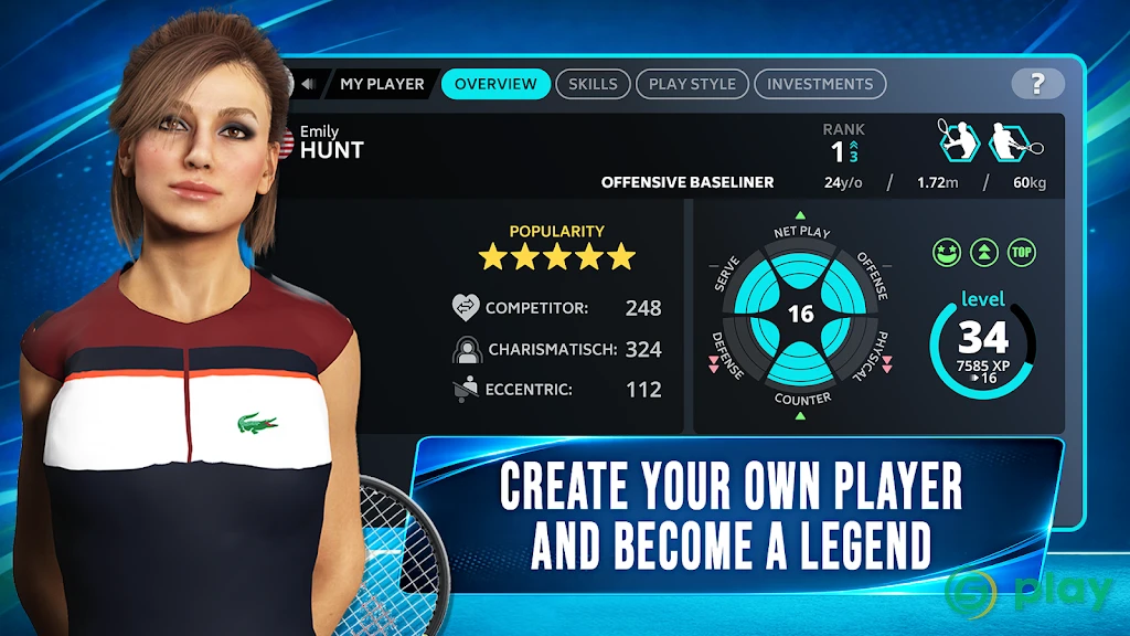 Tennis Manager 26 – МОЙ ИГРОК — скриншот 7