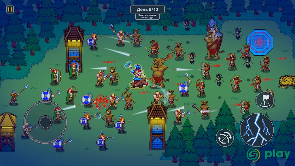 Викинг-герой TD: Roguelike RTS — скриншот 1