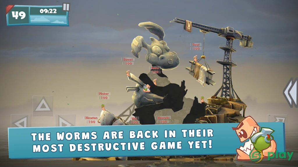 Worms W.M.D: Mobilize — скриншот 1