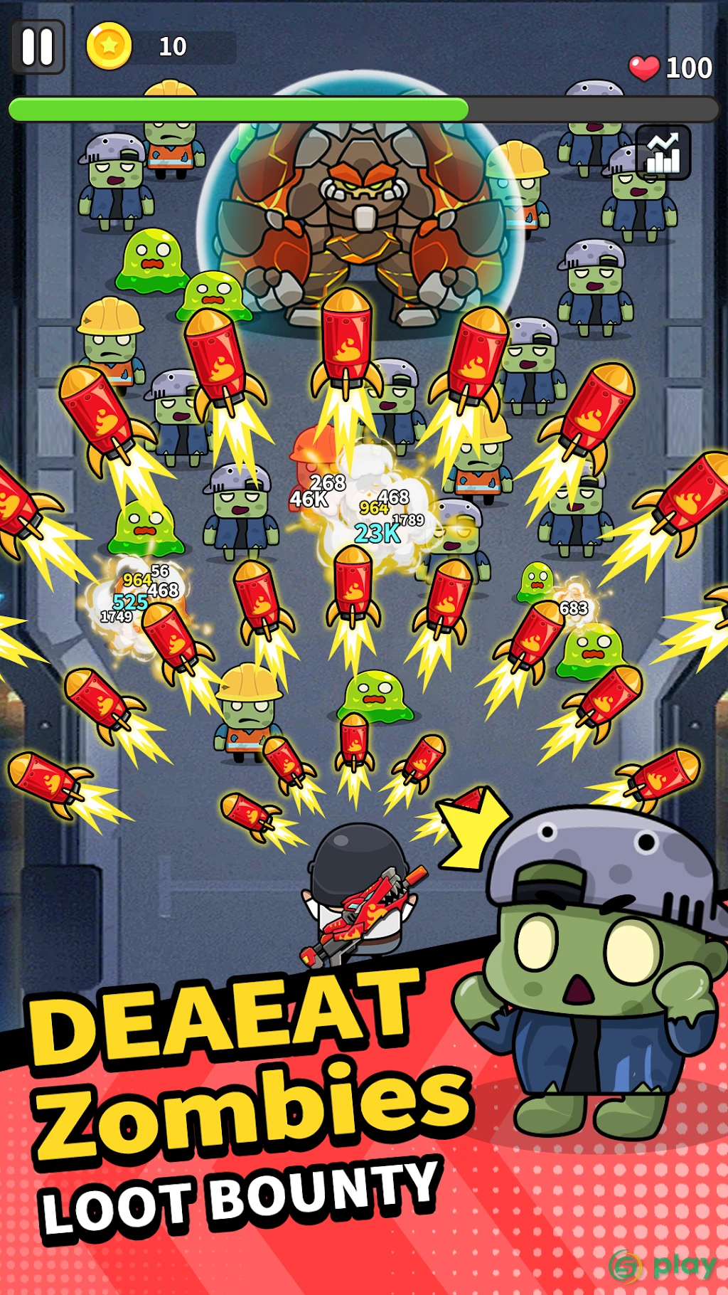Zombie War: Выживший в судный день — скриншот 1
