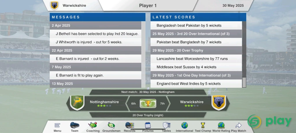 Cricket Captain 2025 — скриншот 4