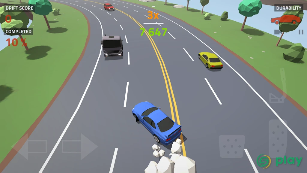 Polygon Drift: Гонки в потоке — скриншот 5