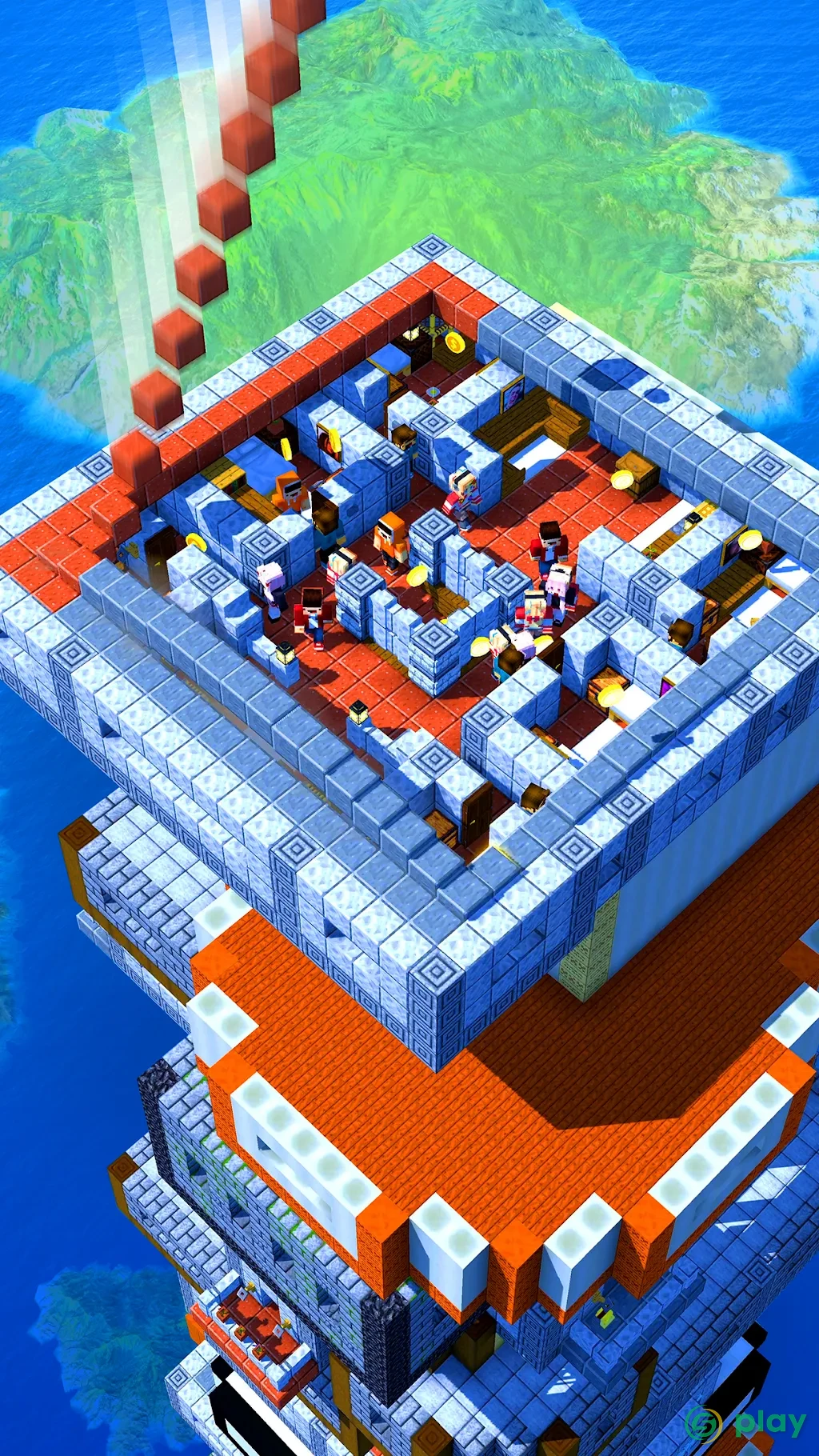 Tower Craft 3D – Строительство блоков идл — скриншот 1