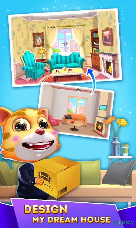 Cat Runner: Decorate Home — скриншот 4