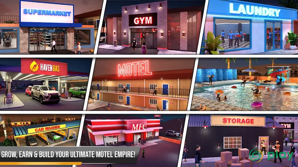 Supermarket & Motel Simulator — скриншот 1
