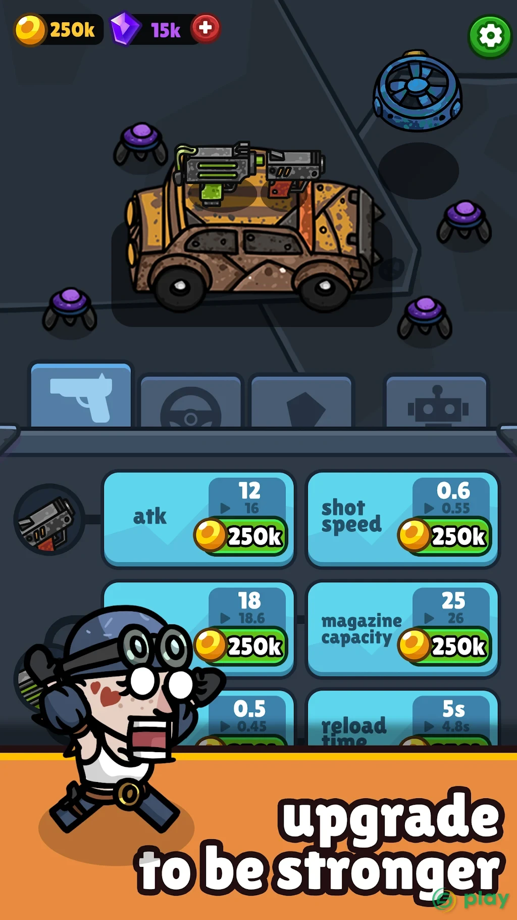 Undead Shooter: Idle Highway — скриншот 4