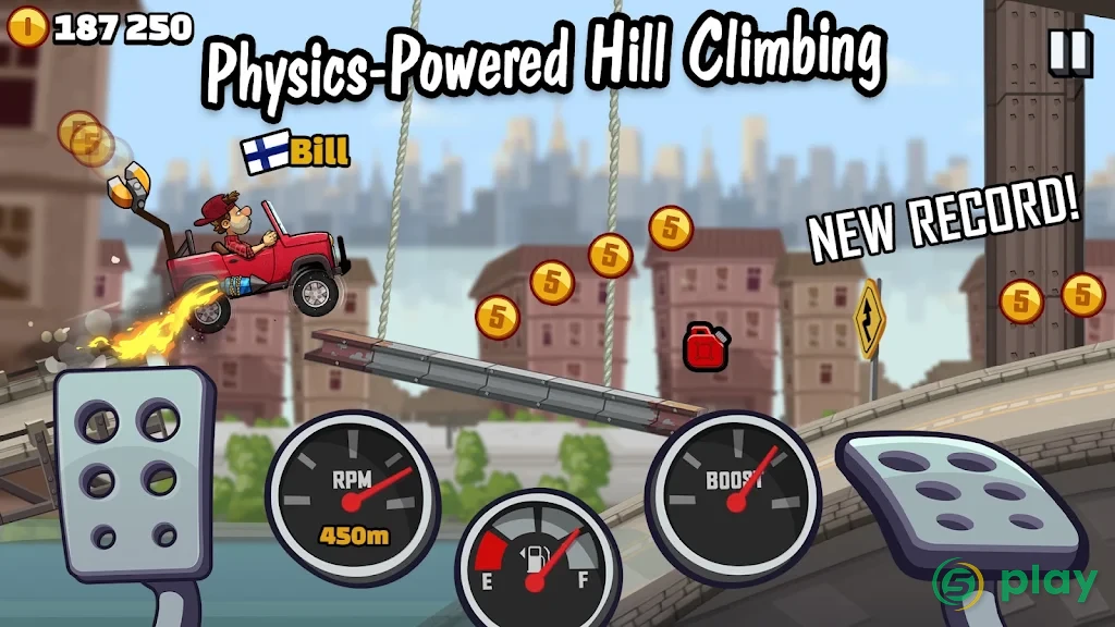 Hill Climb Racing 2 — скриншот 1