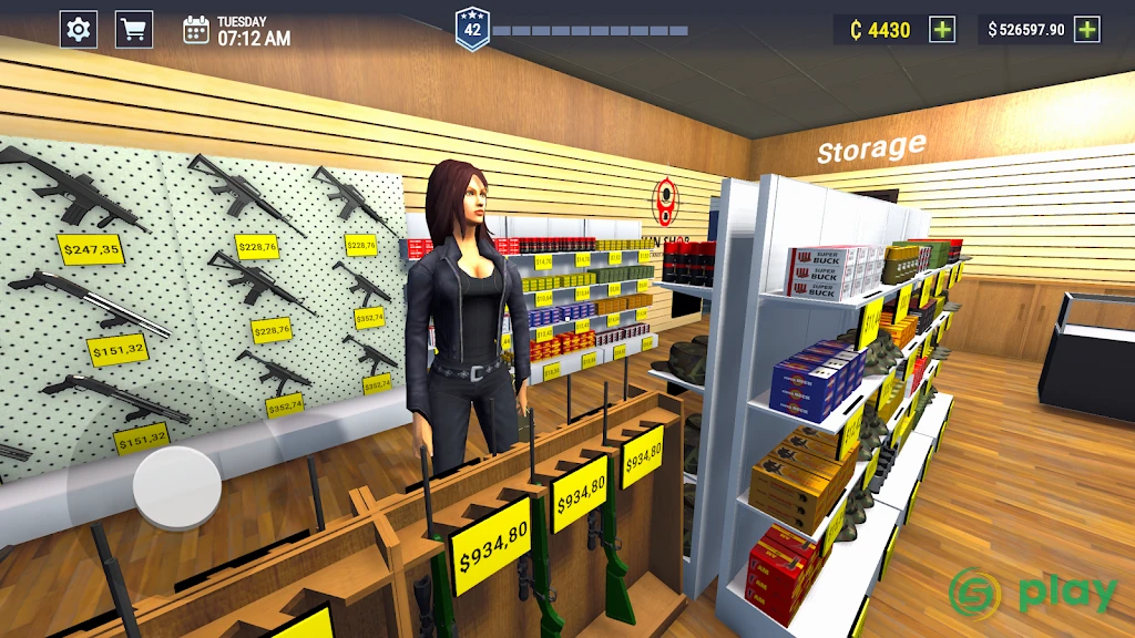 Gun Shop Simulator 3D Shooting — скриншот 1