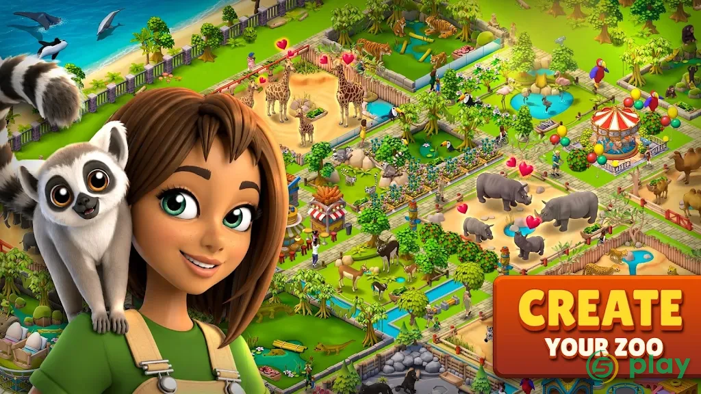 Zoo Life: Animal Park Game — скриншот 11