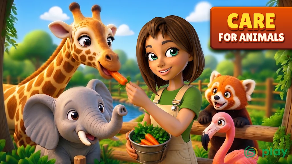 Zoo Life: Animal Park Game — скриншот 1