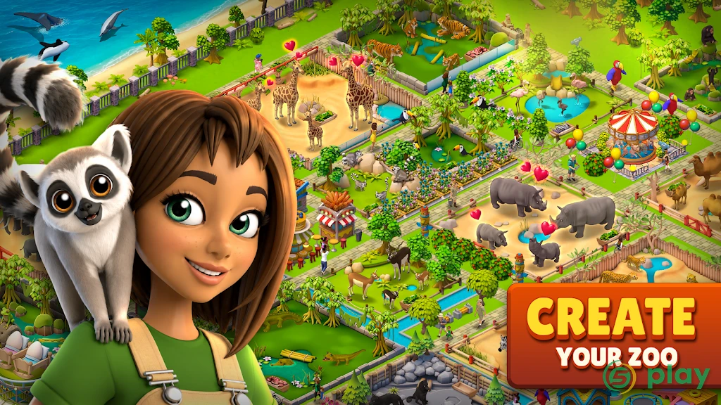 Zoo Life: Animal Park Game — скриншот 4