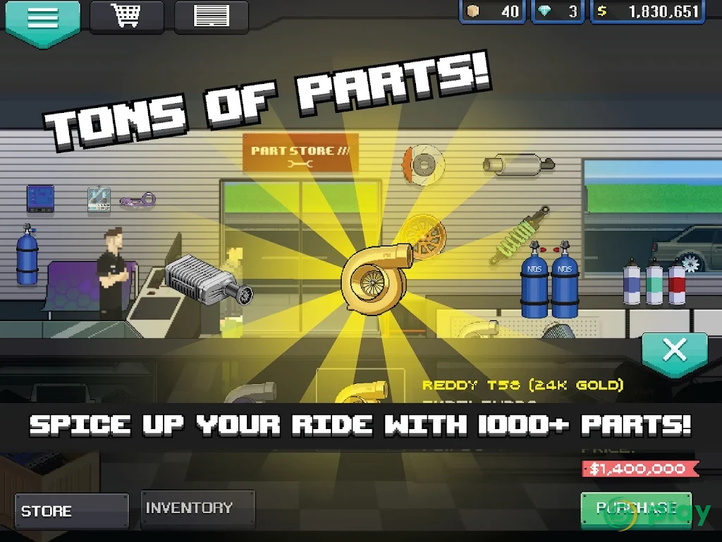 Pixel Car Racer — скриншот 9