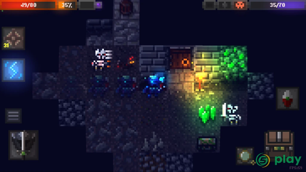 Caves (Roguelike) — скриншот 1