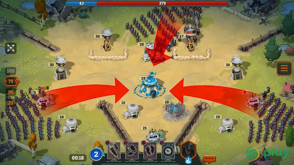 Bunker Wars: WW1 RTS — скриншот 1