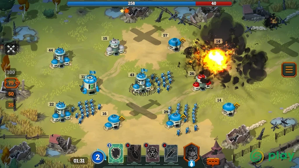 Bunker Wars: WW1 RTS — скриншот 5