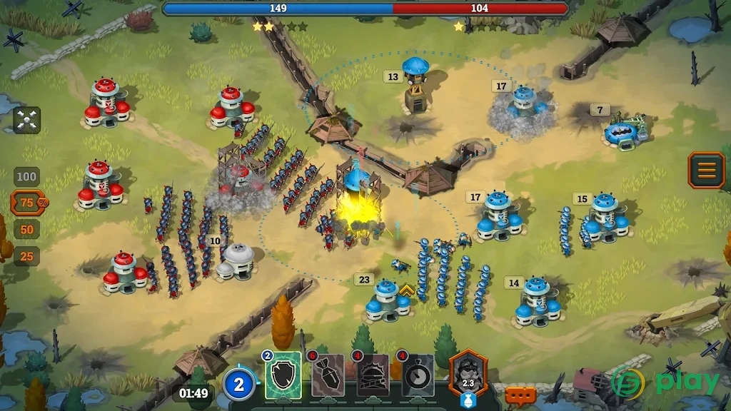 Bunker Wars: WW1 RTS — скриншот 8