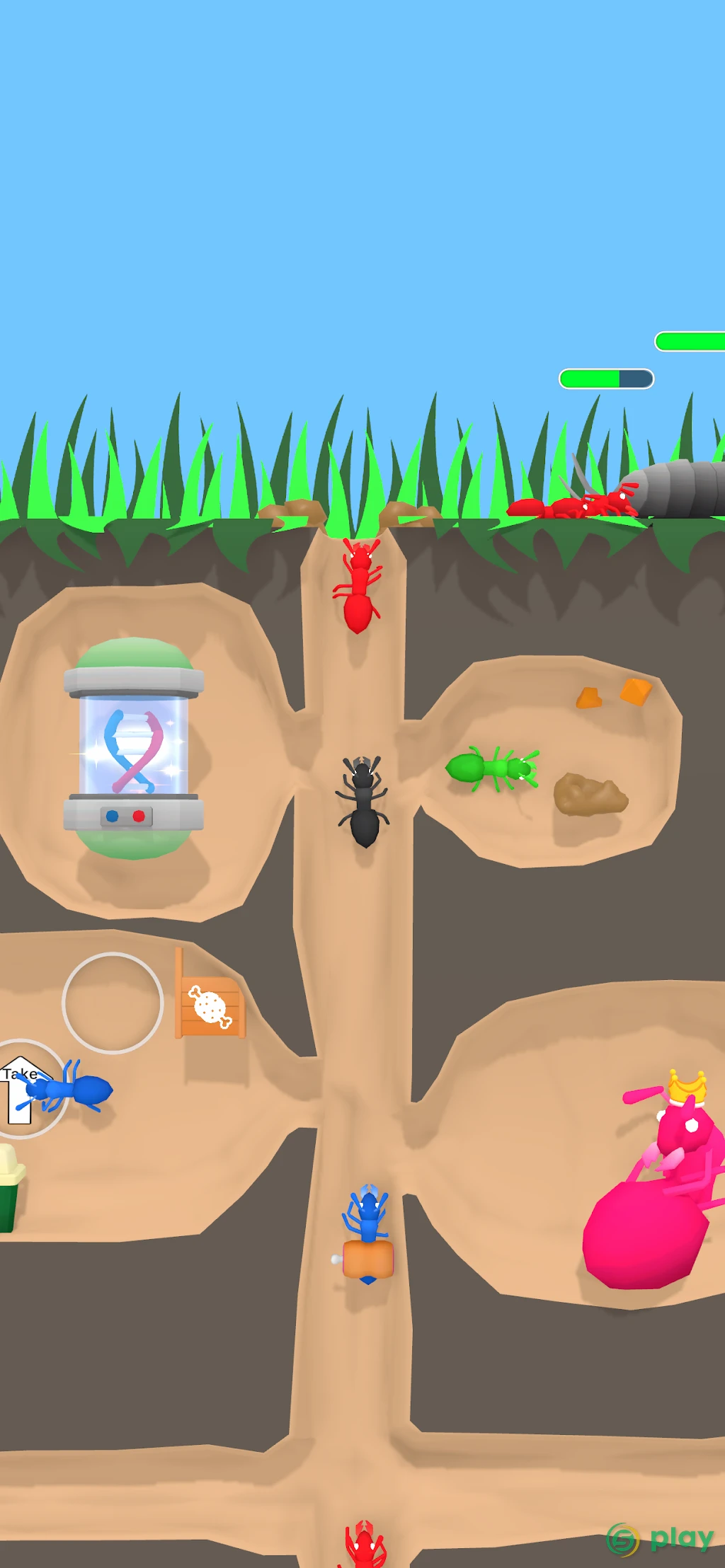 Empire of Ants - Idle Game — скриншот 1