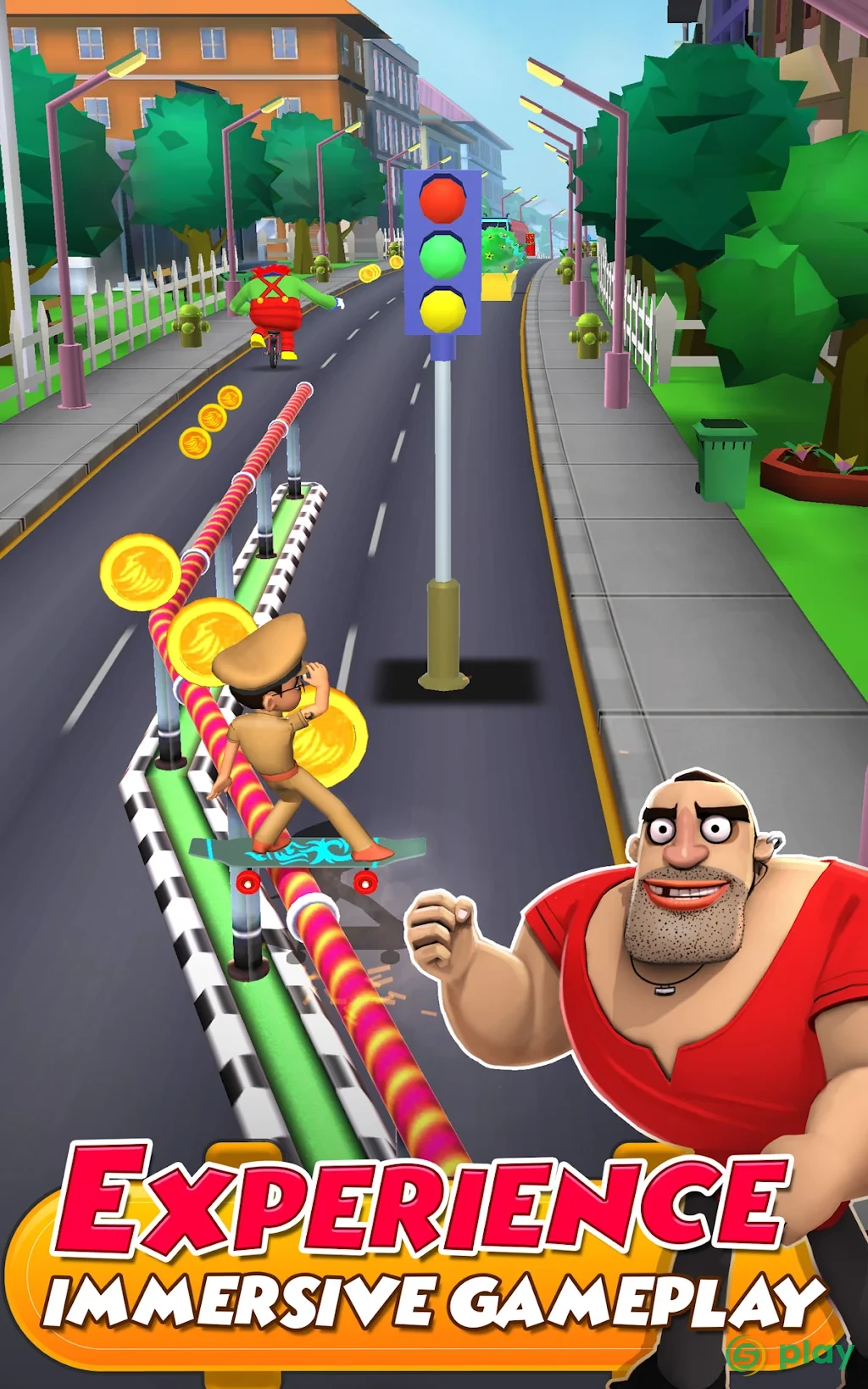 Little Singham Super Skater — скриншот 10