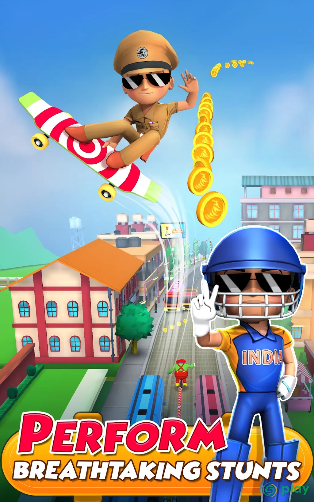 Little Singham Super Skater — скриншот 11