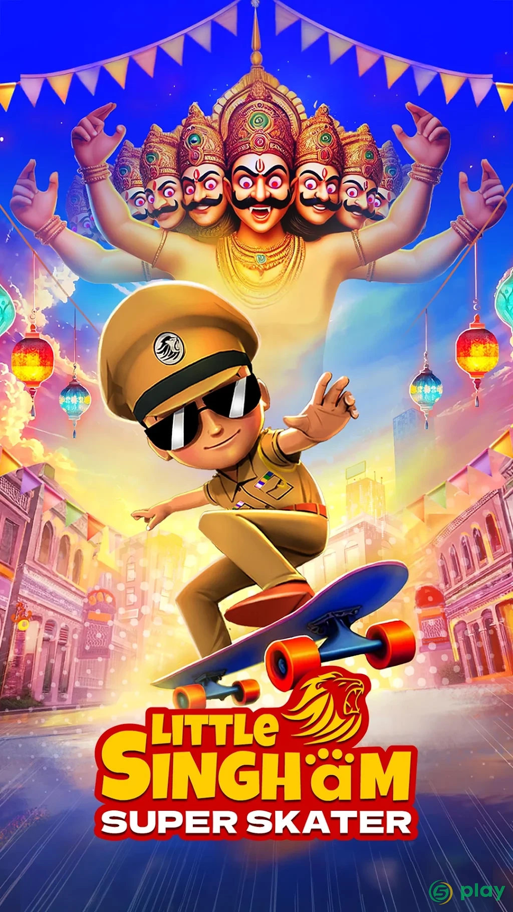 Little Singham Super Skater — скриншот 1