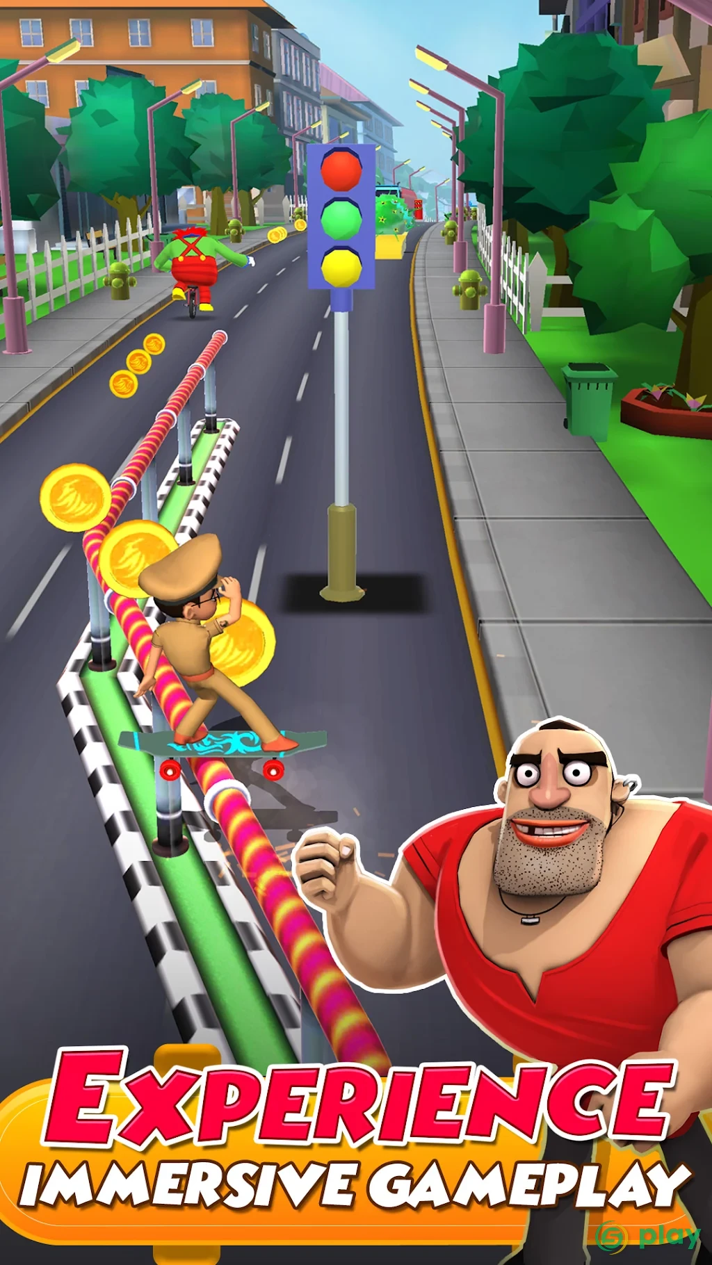 Little Singham Super Skater — скриншот 3