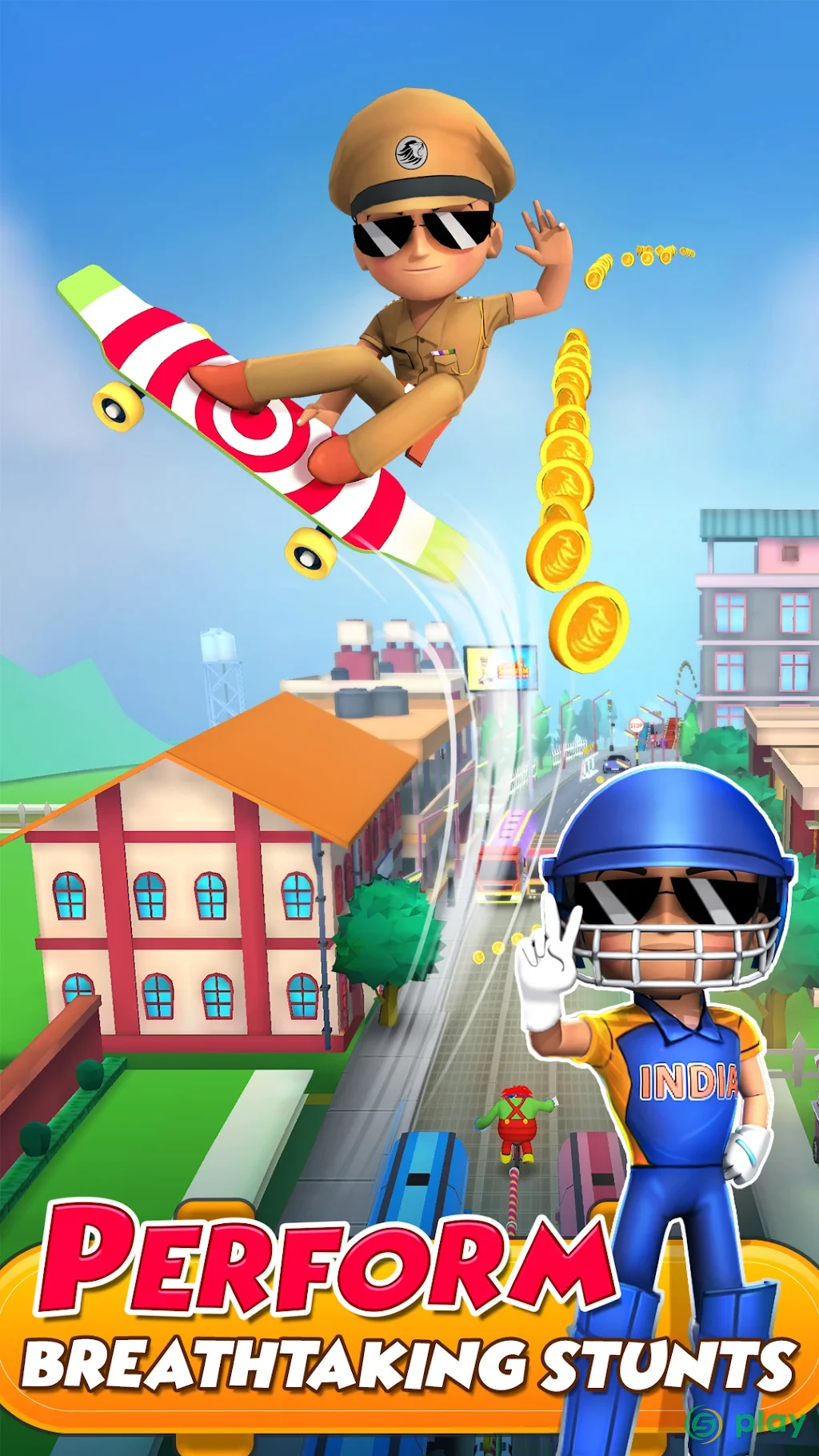 Little Singham Super Skater — скриншот 4