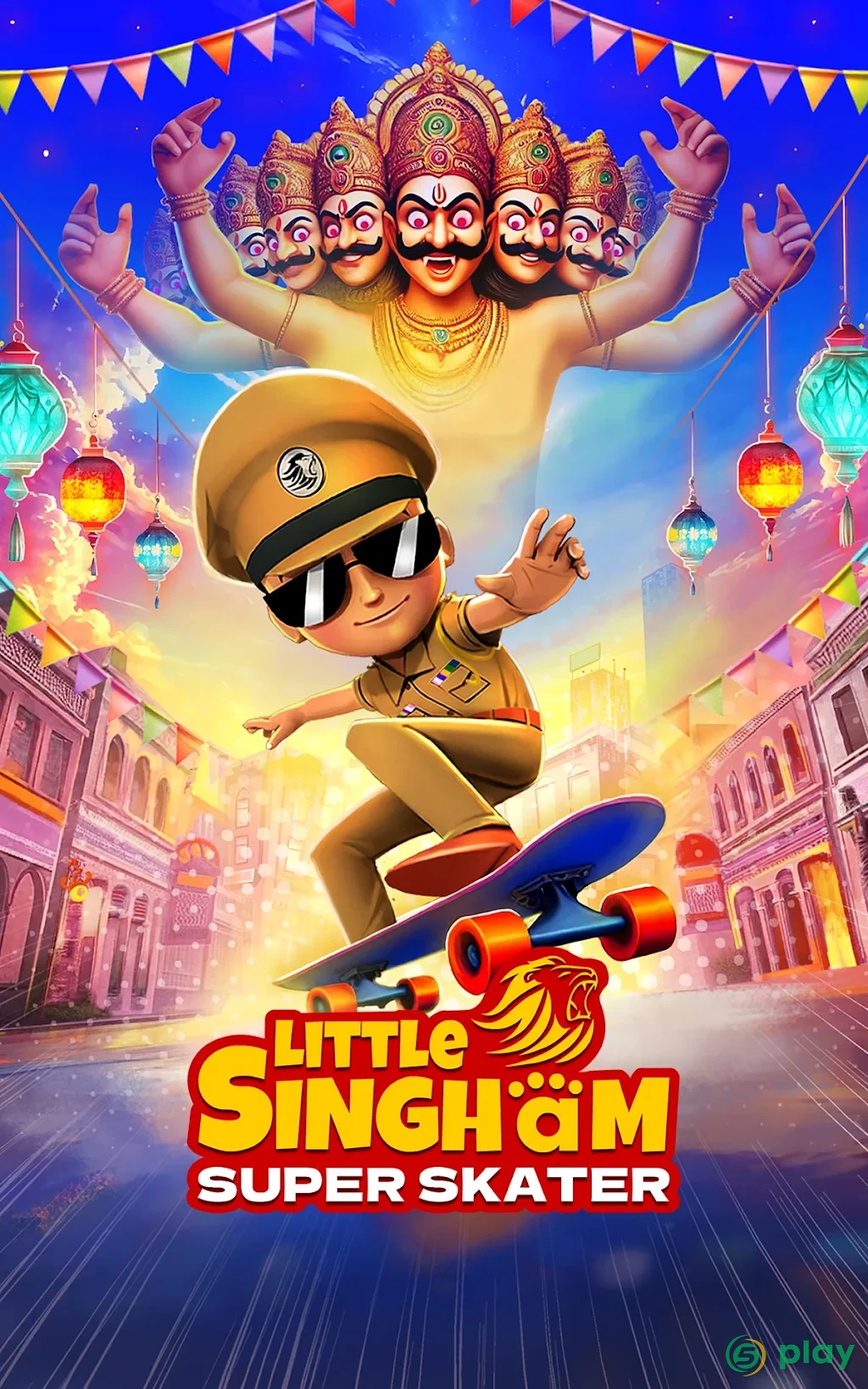 Little Singham Super Skater — скриншот 8