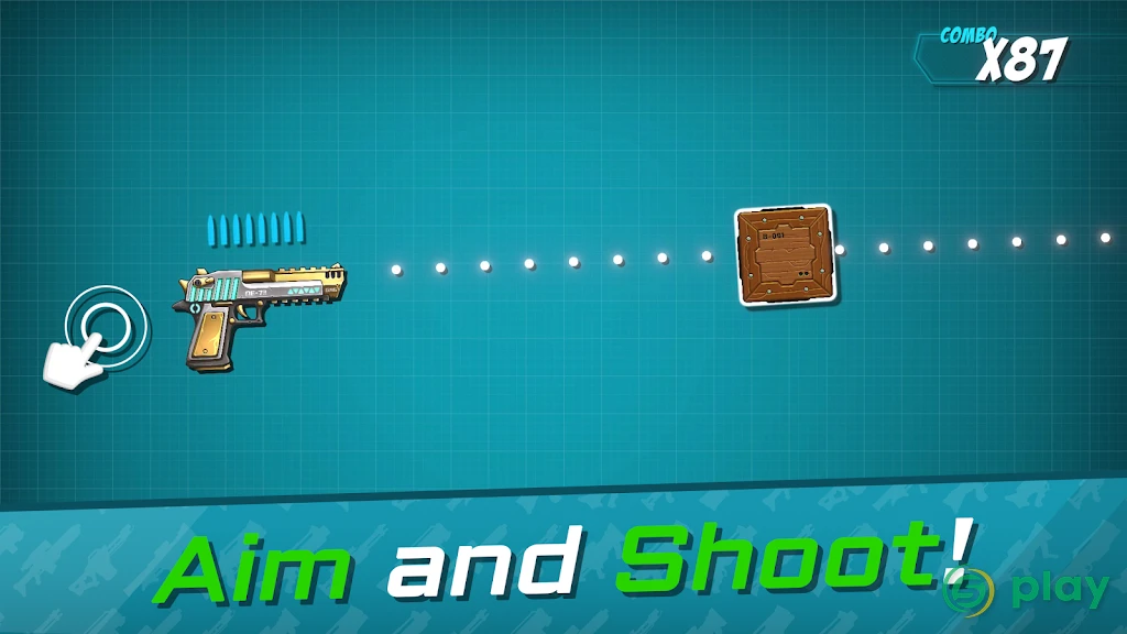 Shoot the Box: Gun Game — скриншот 1