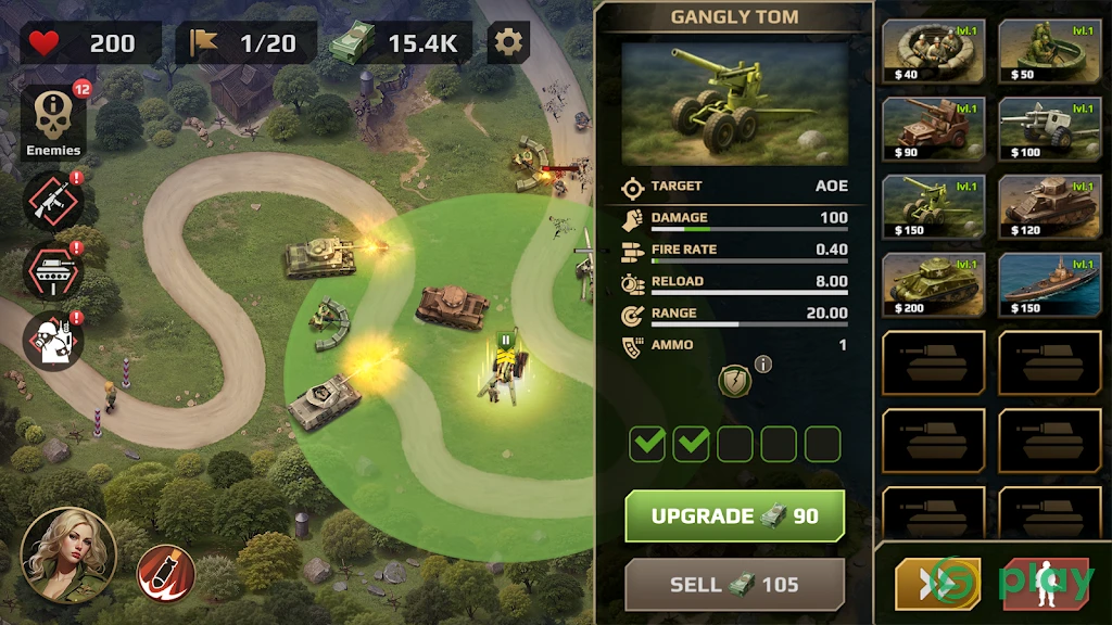 WWII Defense: Supremacy — скриншот 2
