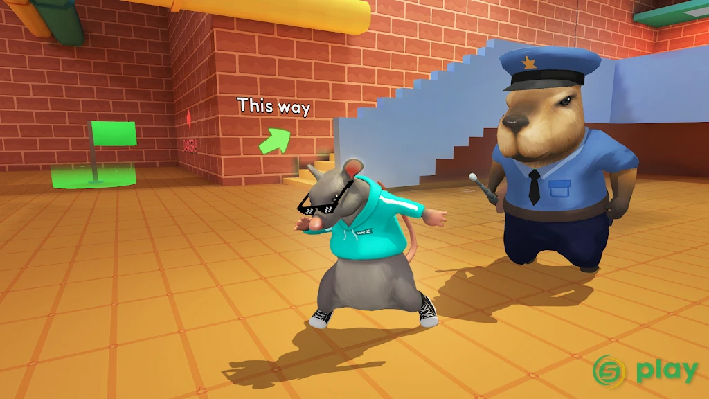 Obby Escape: Prison Rat Dance — скриншот 1