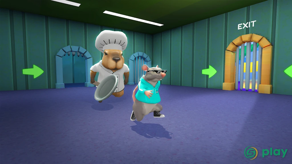 Obby Escape: Prison Rat Dance — скриншот 4