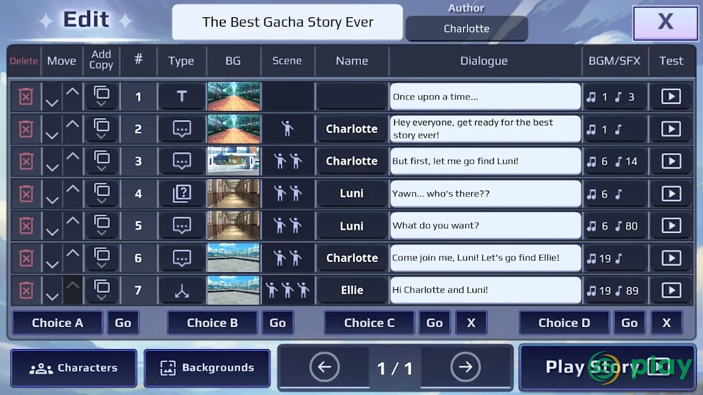 Gacha Story - VN Creator — скриншот 4